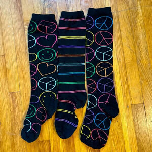 4/$25 LittleMissMatched knee high socks pair of 3